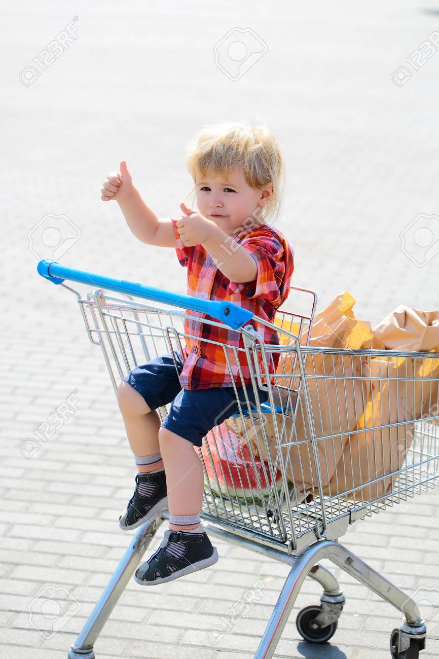 baby in trolley
