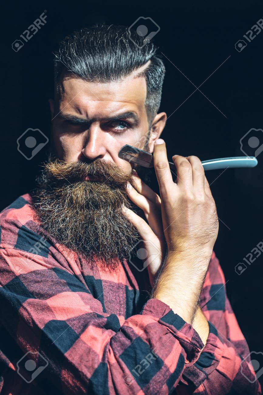 beard cut throat razor