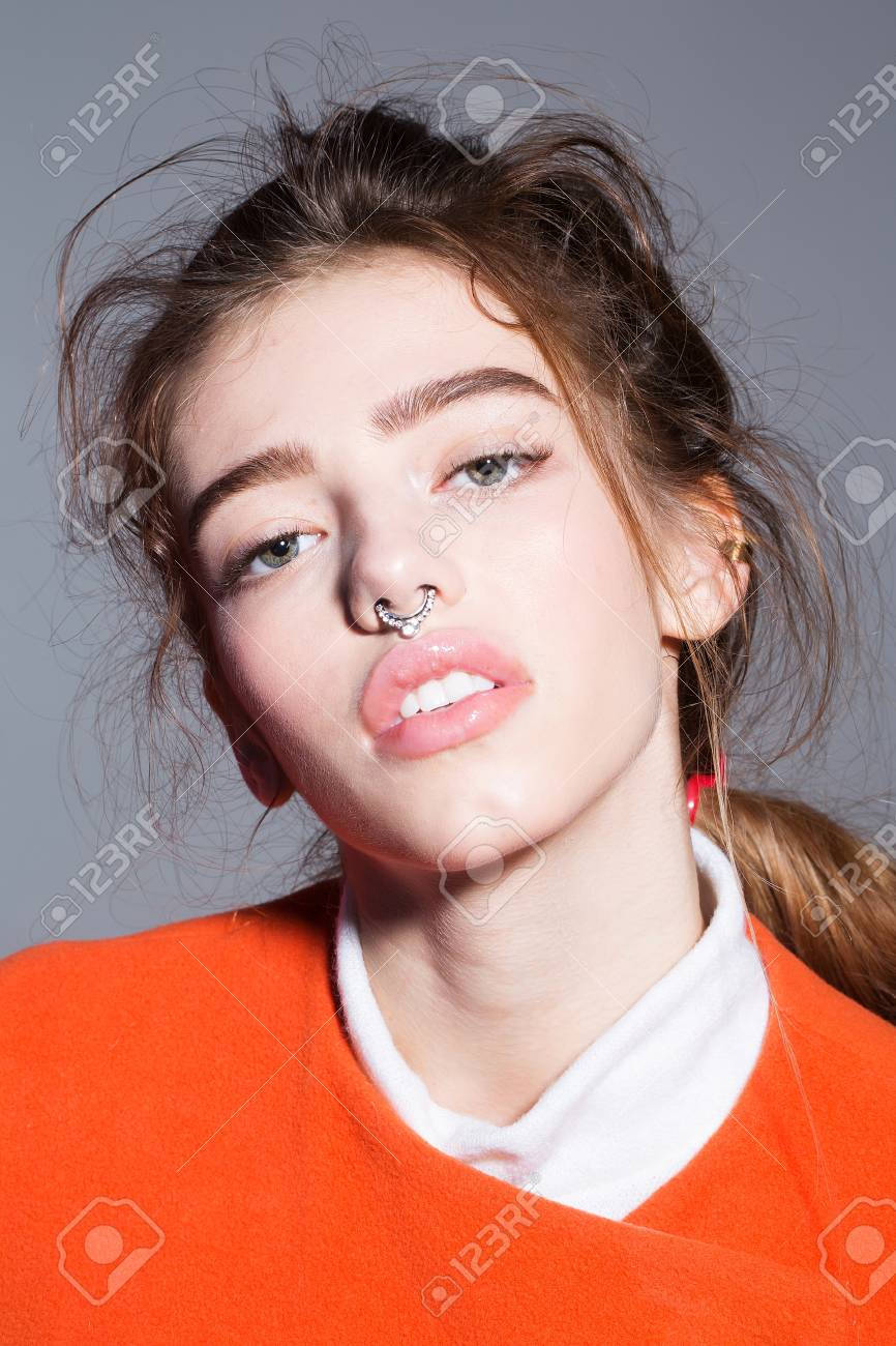 Pretty girls with nose piercings best sale