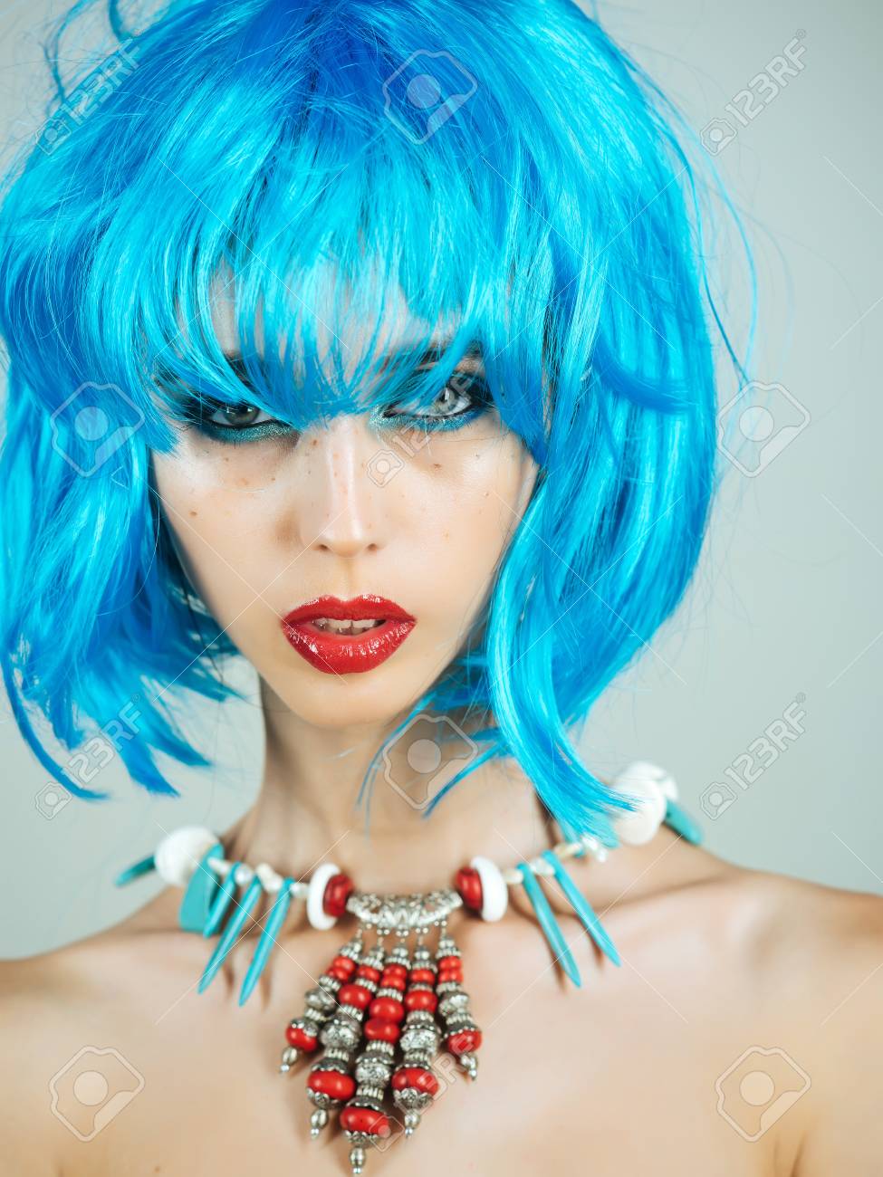 blue wig salon