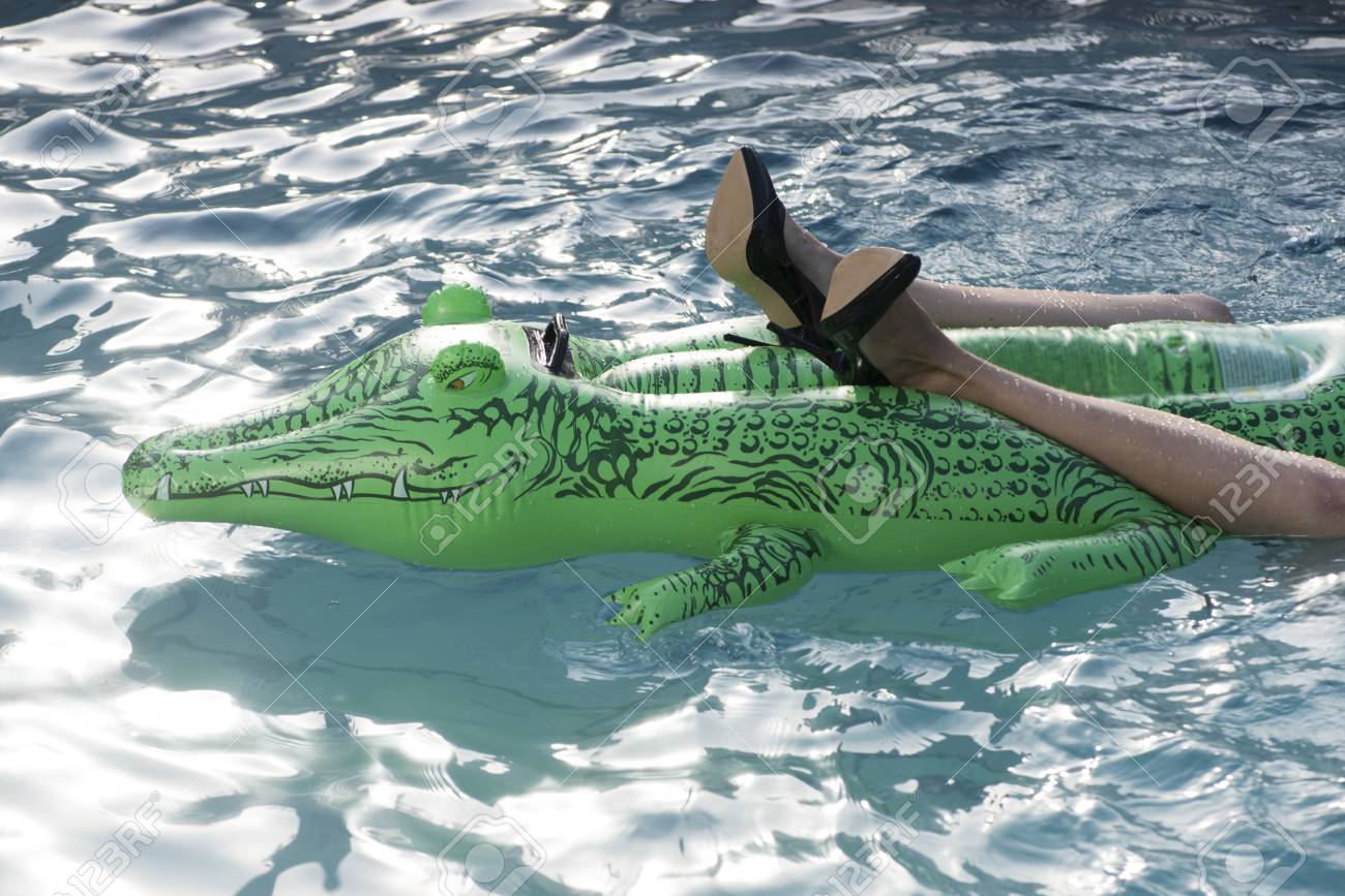 crocodile high heels