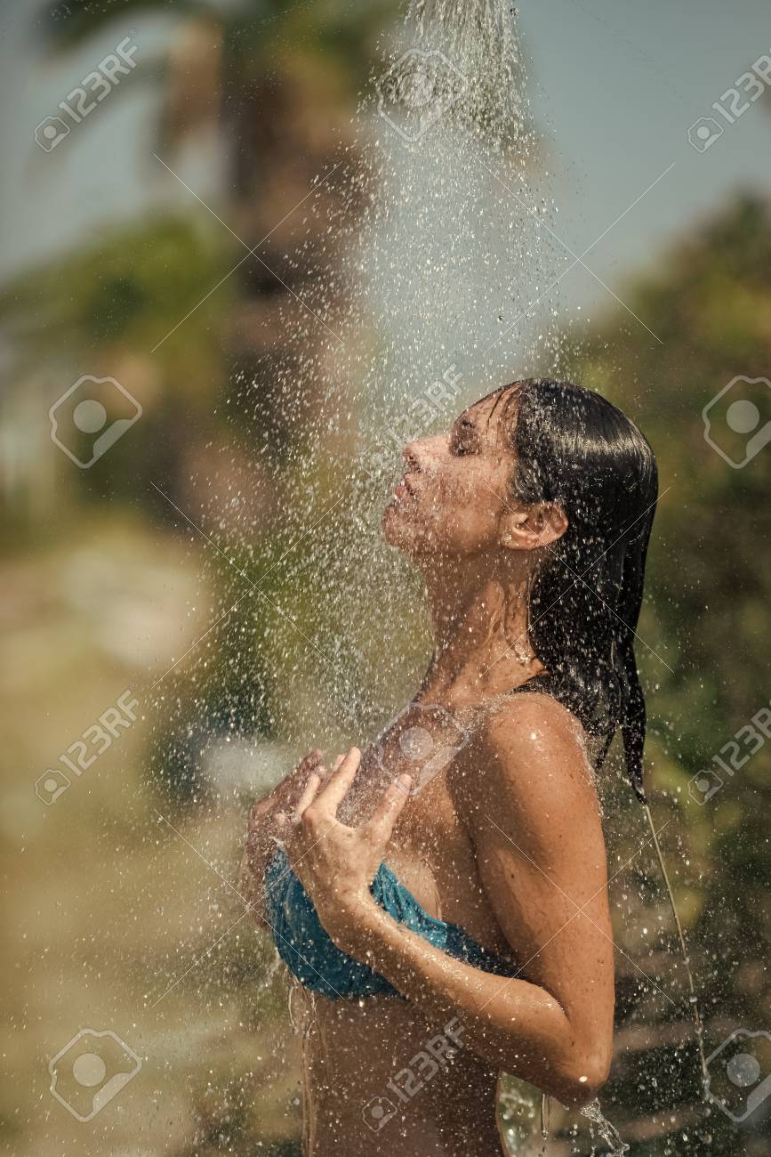 Hot Girl Taking A Shower