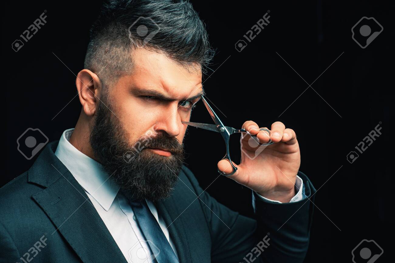 Barbershop Concept Perfect Beard Haircuts For Men Stylish