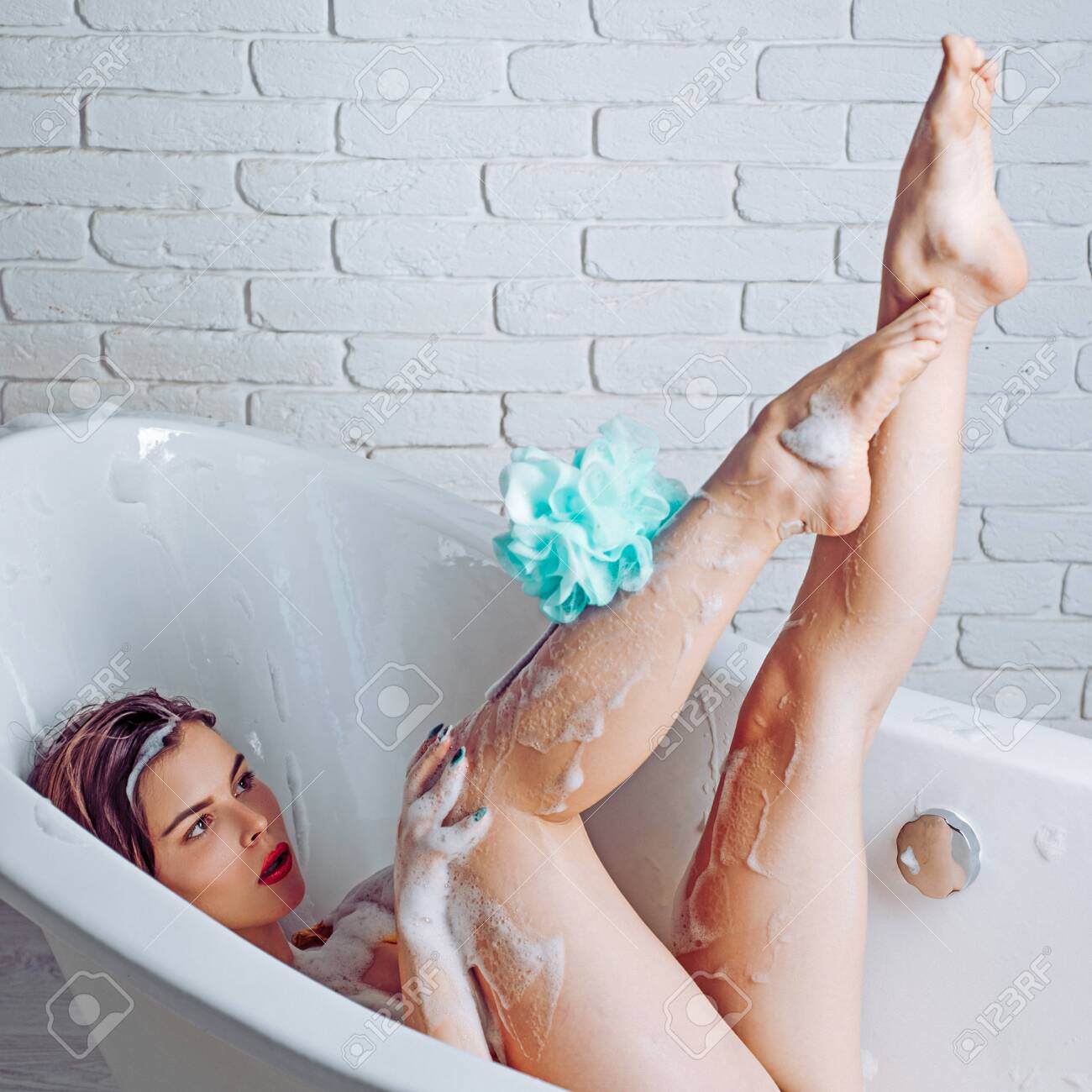 Lovely women relaxing sensual massage