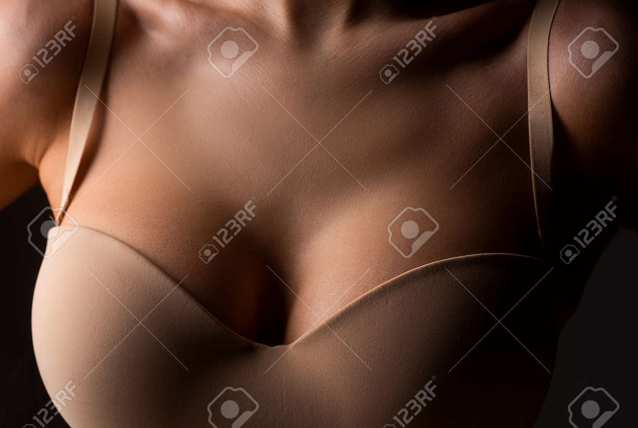 Women With Large Breasts. Sexy Breas, Boobs In Bra, Sensual Tits. Beautiful  Slim Female Body. Lingerie Model. Closeup Of Sexy Female Boob In Bra. Stock  Photo, Picture and Royalty Free Image. Image