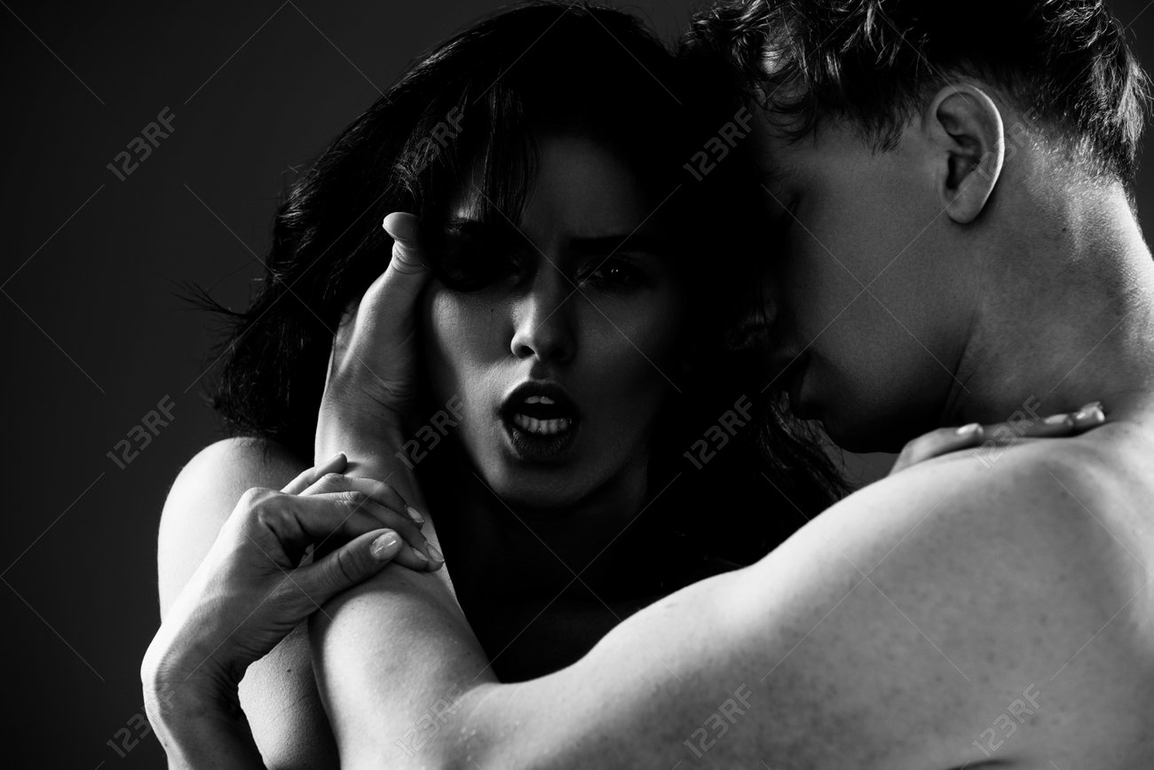 Lovers in a fierce, passionate embrace – steamy sex scenes come alive