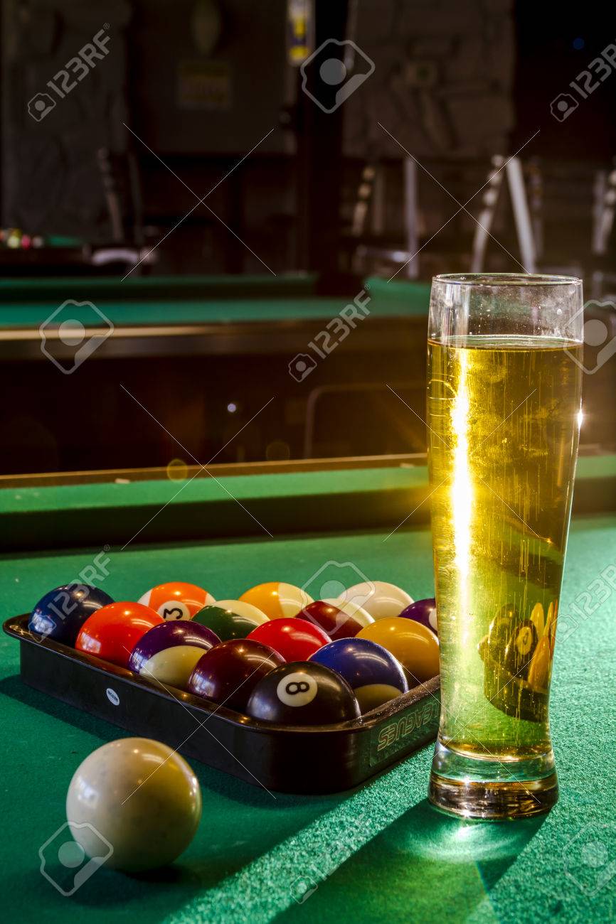 billiard ball display rack on Colorful Billiard Balls In Triangle Rack With Cue Ball Sitting Stock Photo Picture And Royalty Free Image Image 36436129