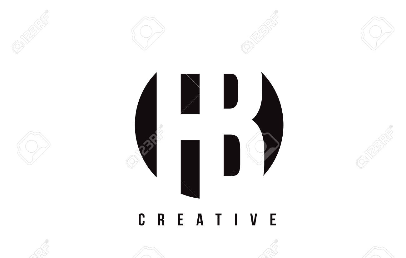 Weisser Buchstabe Logo Design Fb Fb Mit Kreis Hintergrund Vektor Illustrations Schablone Lizenzfrei Nutzbare Vektorgrafiken Clip Arts Illustrationen Image 75898961