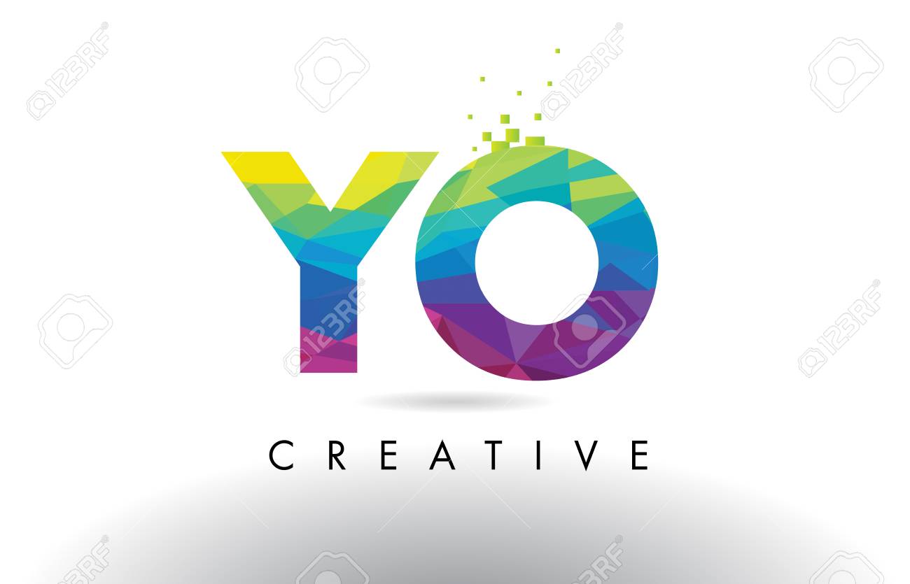Yo Yo Colorido Diseno De Letra Con Creative Origami Triangulos Rainbow Vector Ilustraciones Vectoriales Clip Art Vectorizado Libre De Derechos Image 78237860