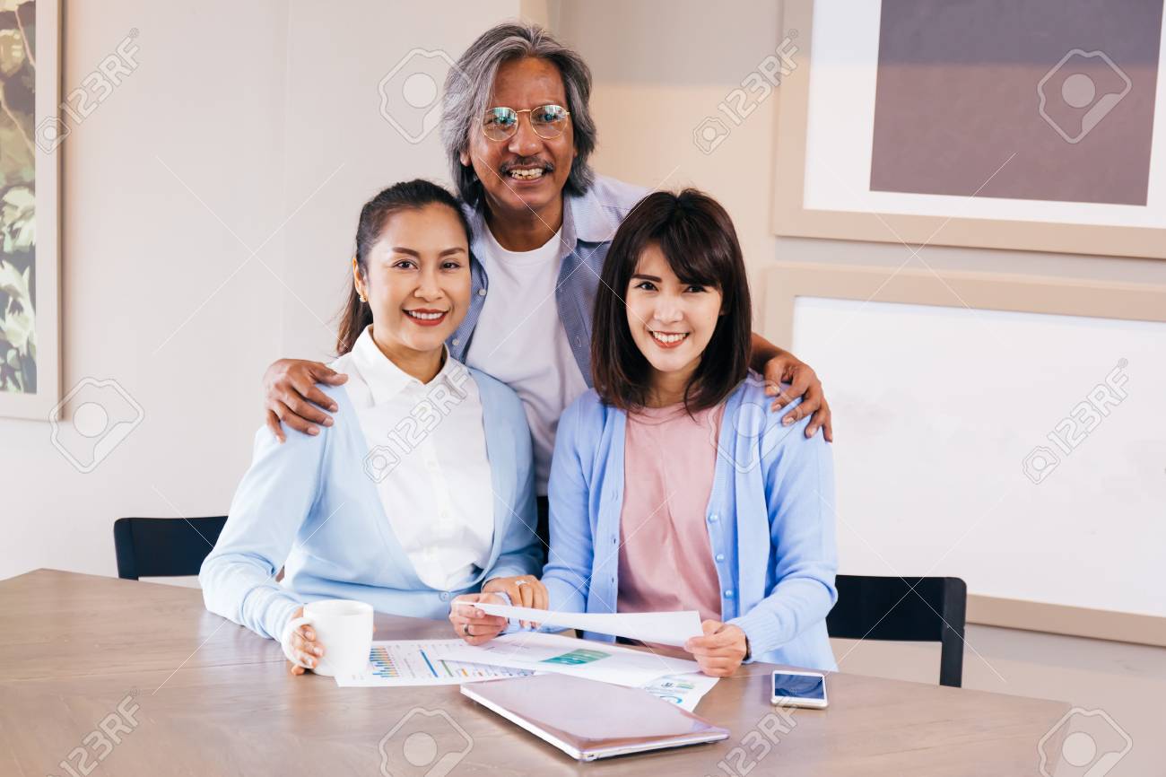 Young Teen Daughter And Dad