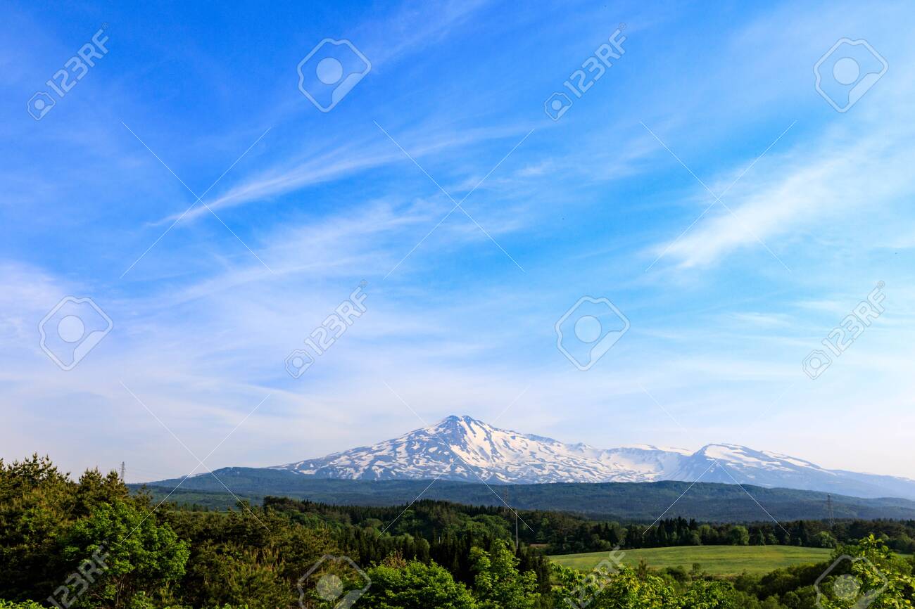 Mt Chokai In Akita Japan Landscape Stock Photo Picture And Royalty Free Image Image