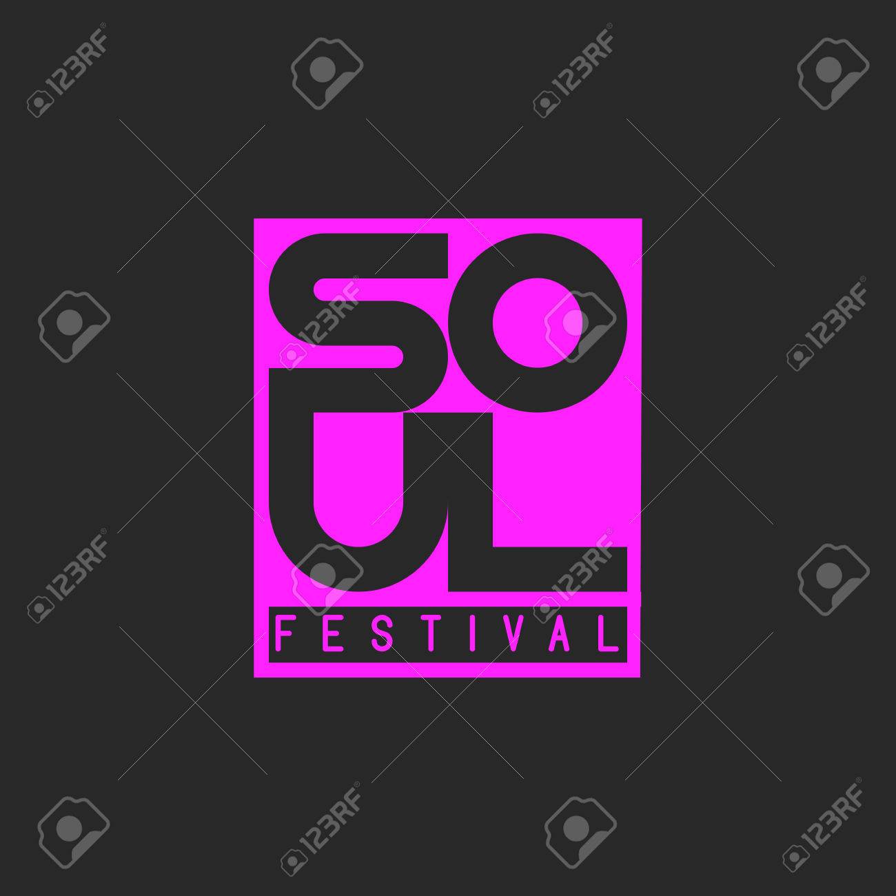 soul music festival musical poster template lettering word soul music templates for word