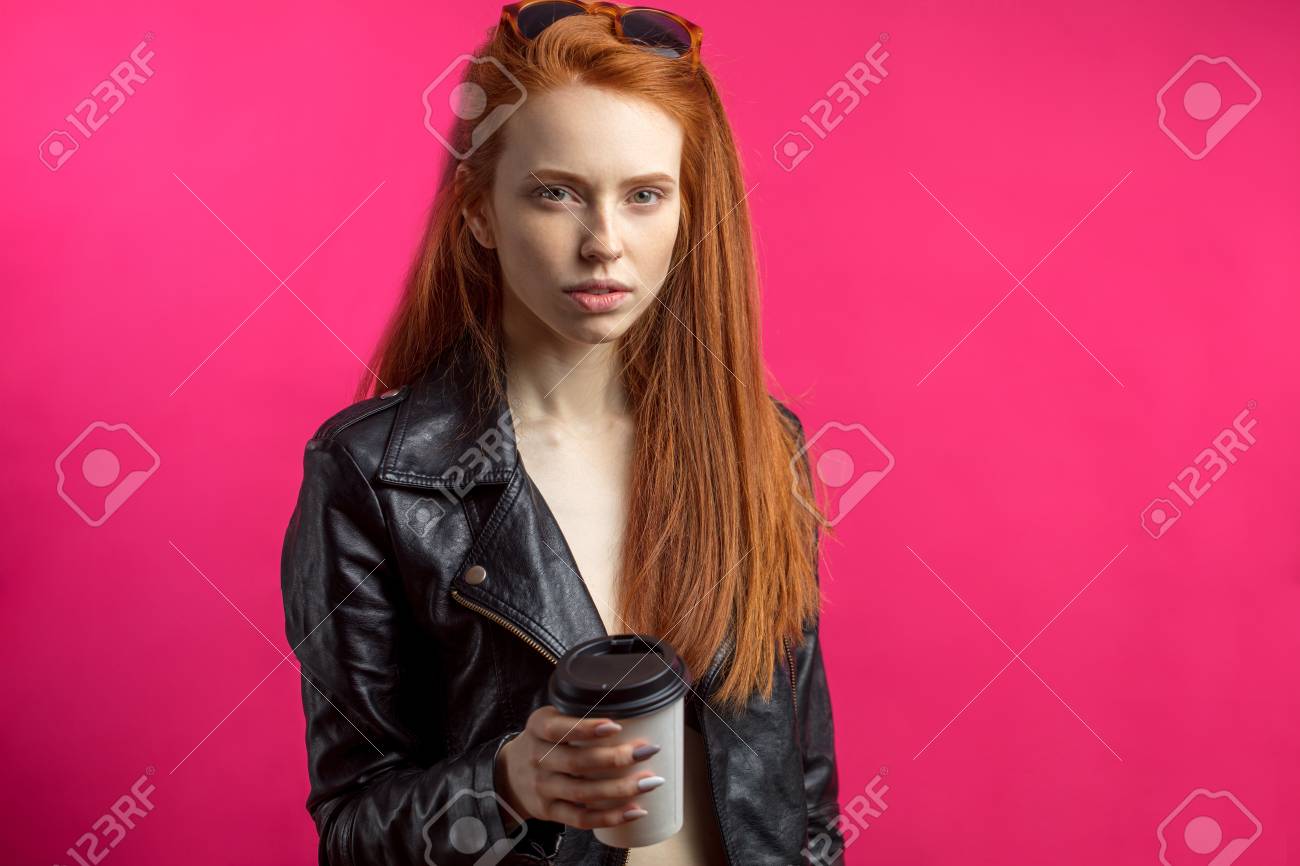 Hot ginger biker