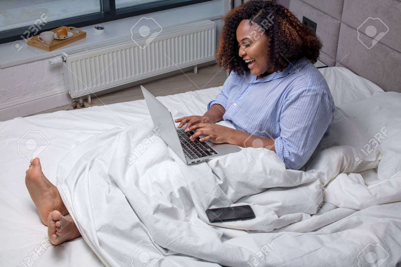 Excited Girl Playing Computer Games Gadget Technology Woman