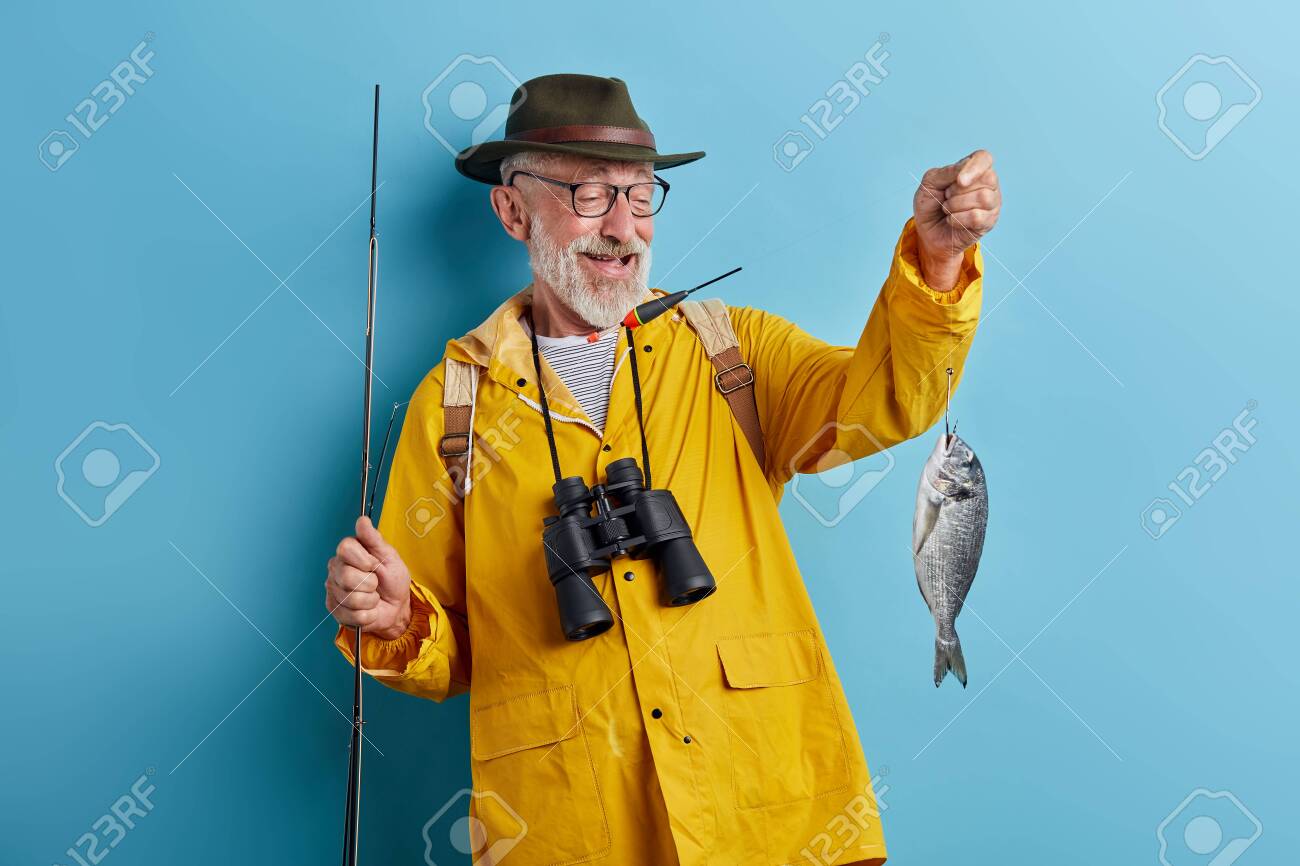 yellow coat fisherman