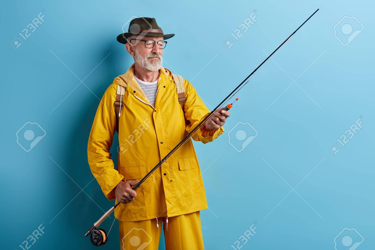 yellow coat fisherman