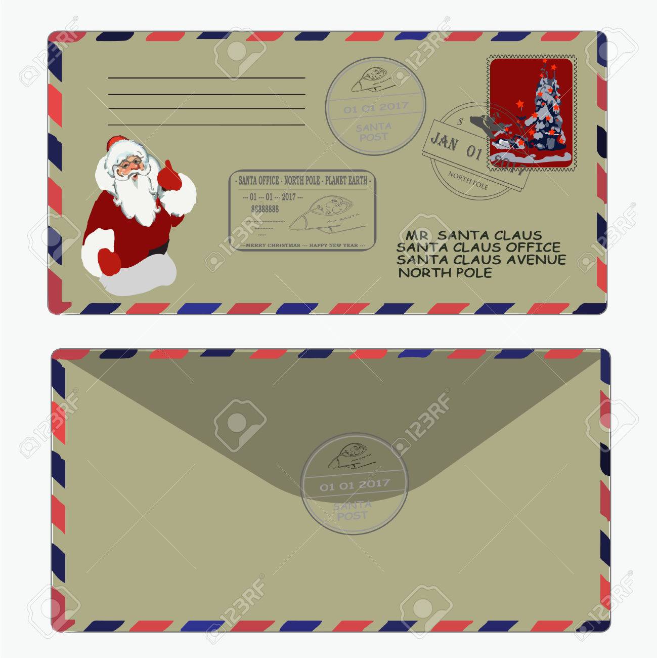 Lettera babbo natale fac simile