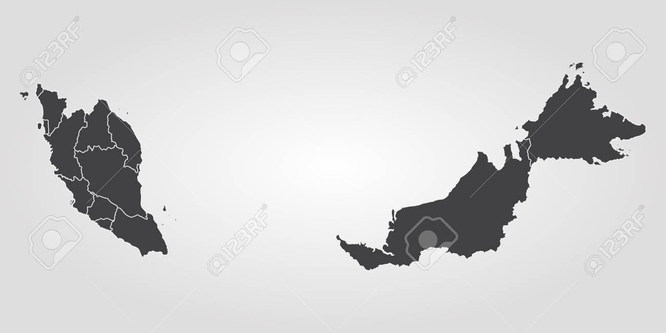 Map of Malaysia. Vector illustration. World map - 89750534 Map of Malaysia. Vector illustration. World map - 89750534