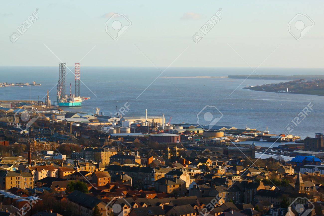 The city of Dundee from the summit of Dundee Law - 12980979 The city of Dundee from the summit of Dundee Law - 12980979