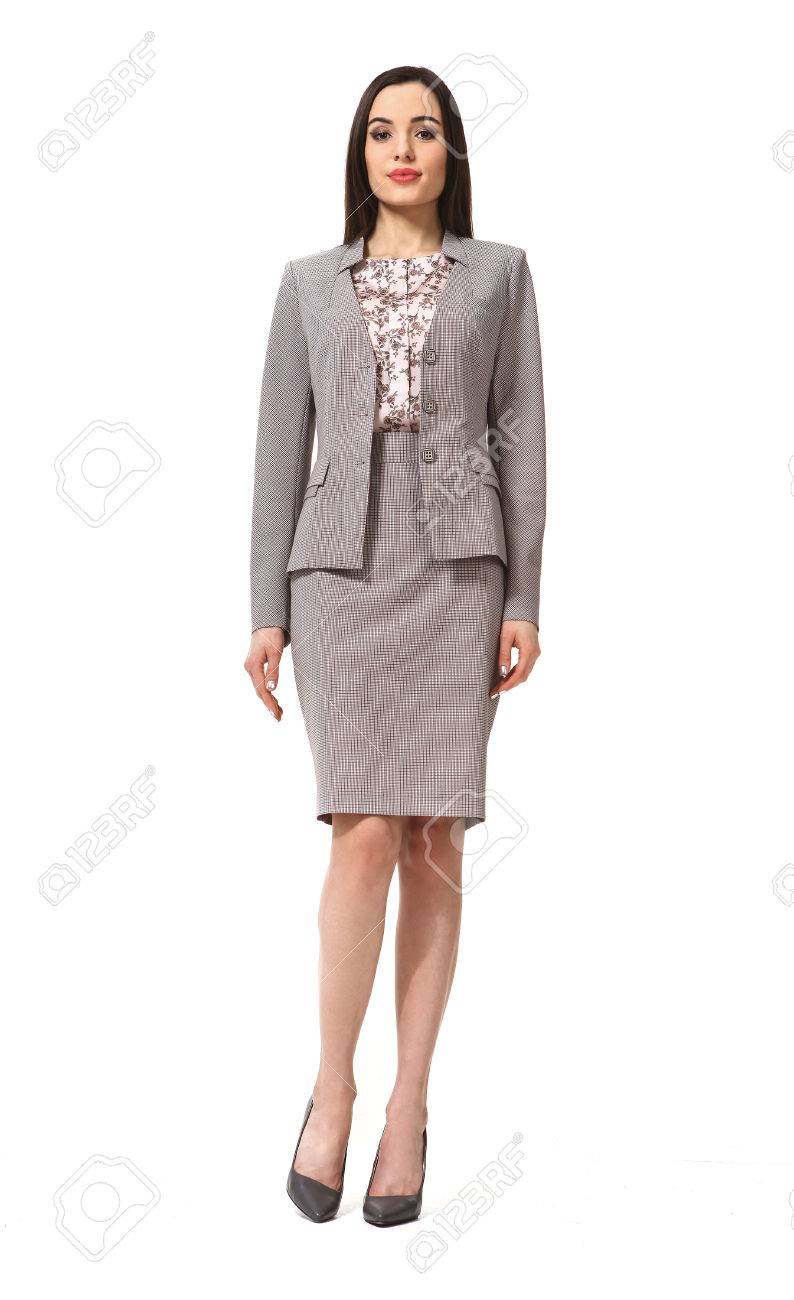 Indian Business Woman With Straight Hair Style In Official Gray Skirt Suit High Heel Shoes Full Body Length Isolated On White Stock Photo, Picture And Royalty Free Image. Image 65775742. Indian Business Woman With Straight Hair Style In Official Gray Skirt Suit High Heel Shoes Full Body Length Isolated On White Stock Photo, Picture And Royalty Free Image. Image 65775742.