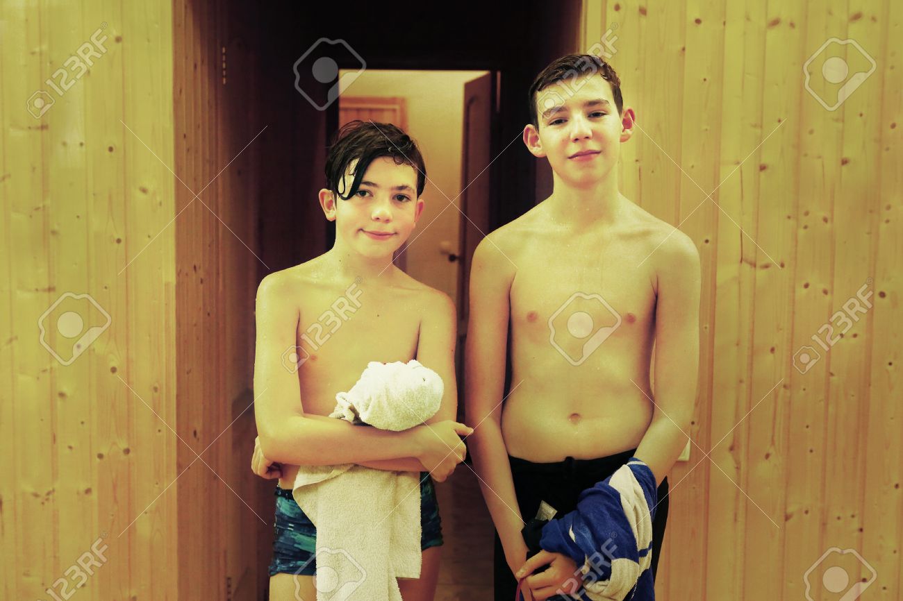 男の子  で  銭湯  