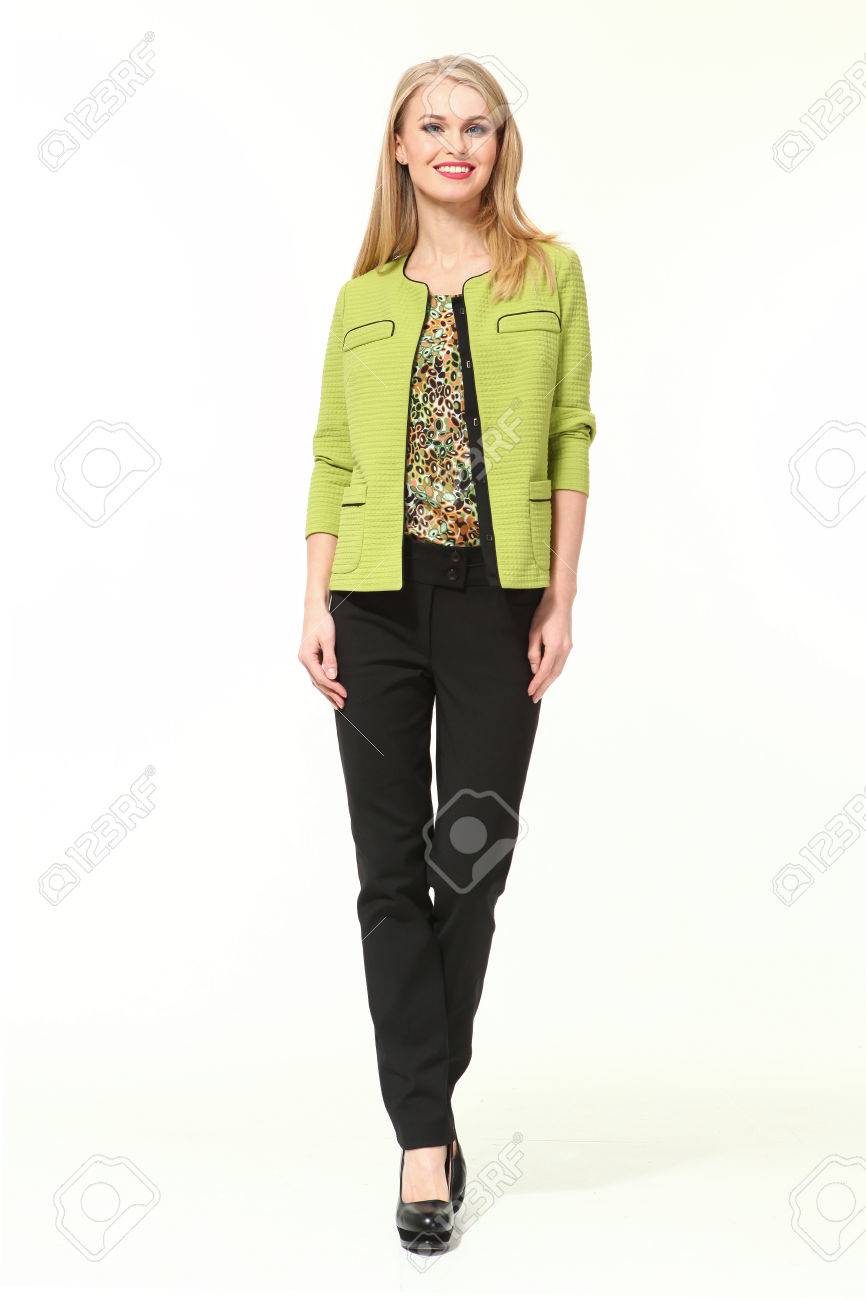 chaqueta verde mujer