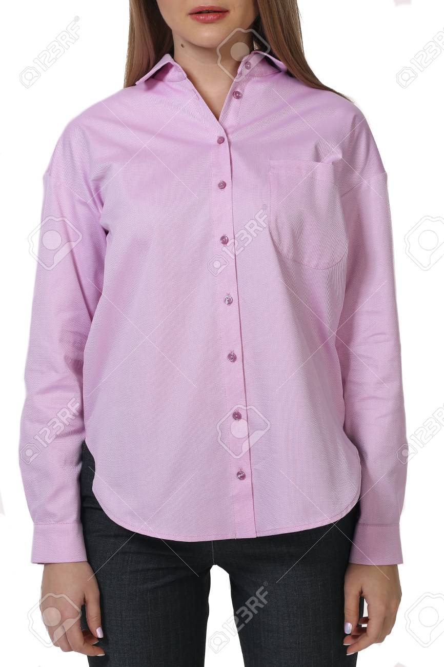 pink formal blouse