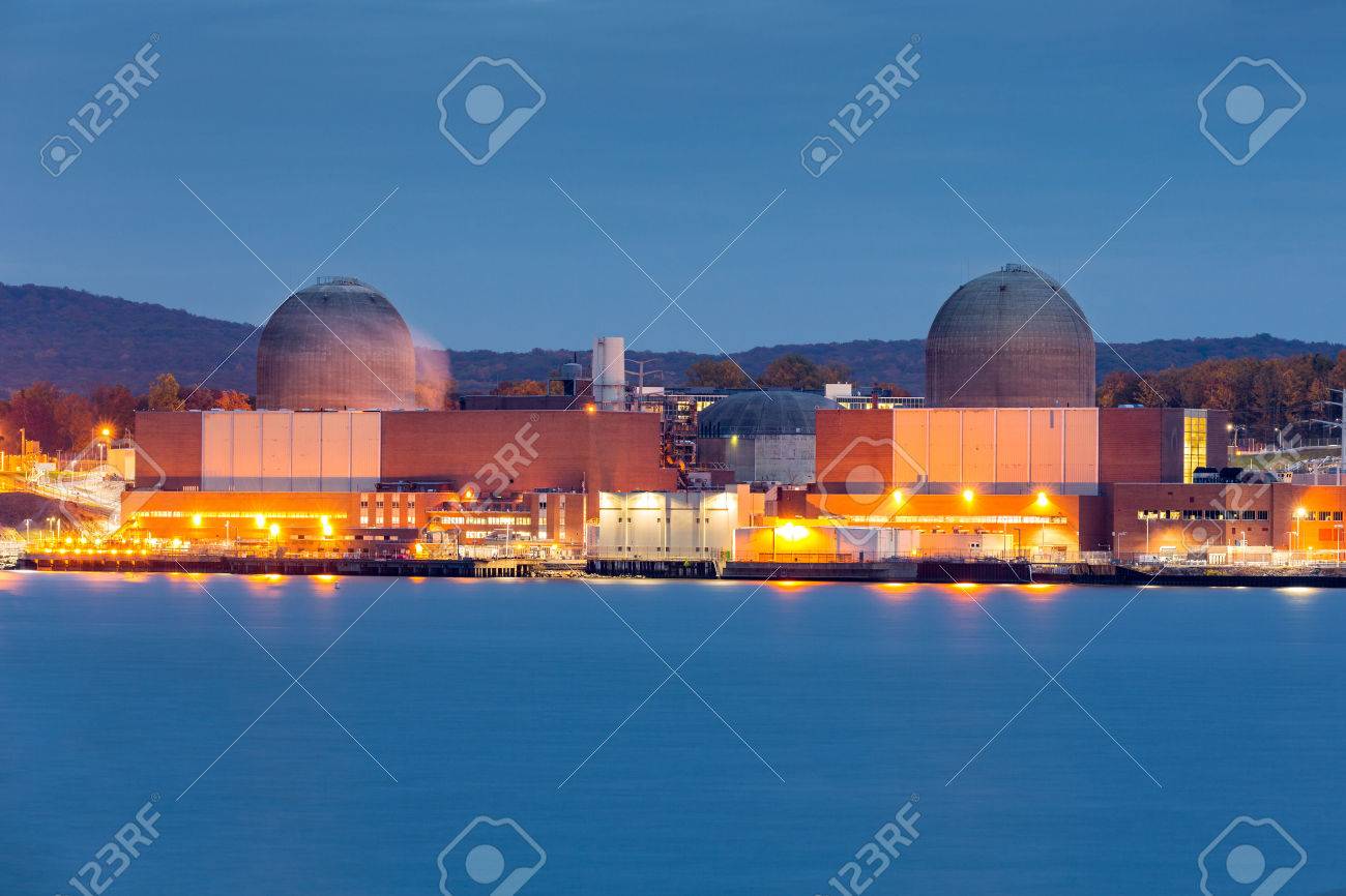 Nuclear power plant on the Hudson River, north of New york City - 47907353 Nuclear power plant on the Hudson River, north of New york City - 47907353