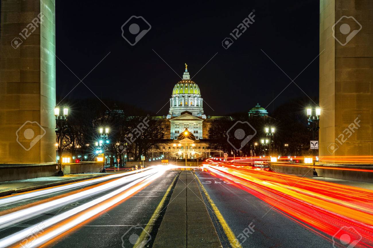 Pennsylvania State Capitol Dem Sitz Der Regierung Fur Den Us Bundesstaat Pennsylvania Befindet Sich In Harrisburg Lizenzfreie Fotos Bilder Und Stock Fotografie Image 54515306