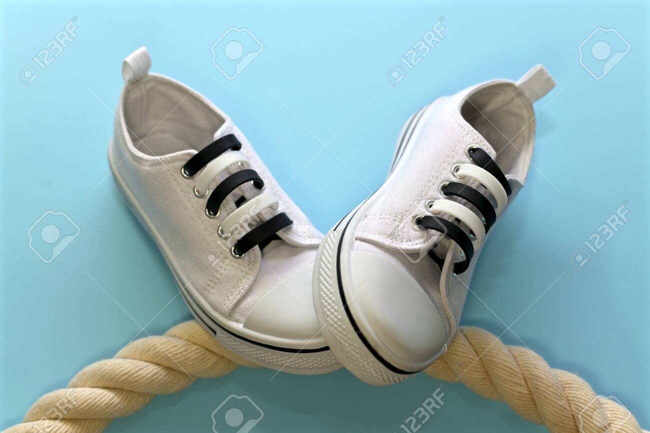 large athletic shoes