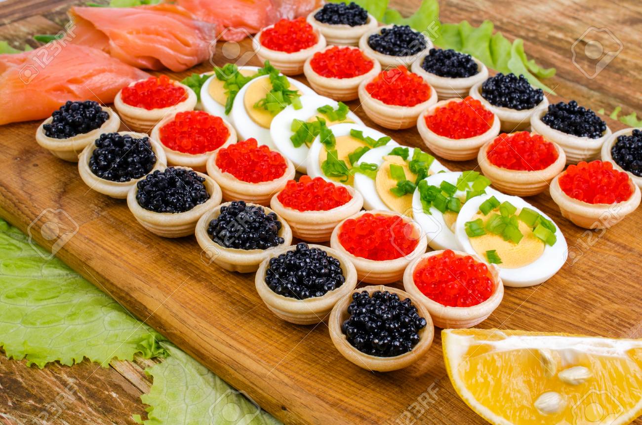 Tartlets with caviar. How to cook tartlets with red caviar 26 Tartlets with caviar. How to cook tartlets with red caviar 70