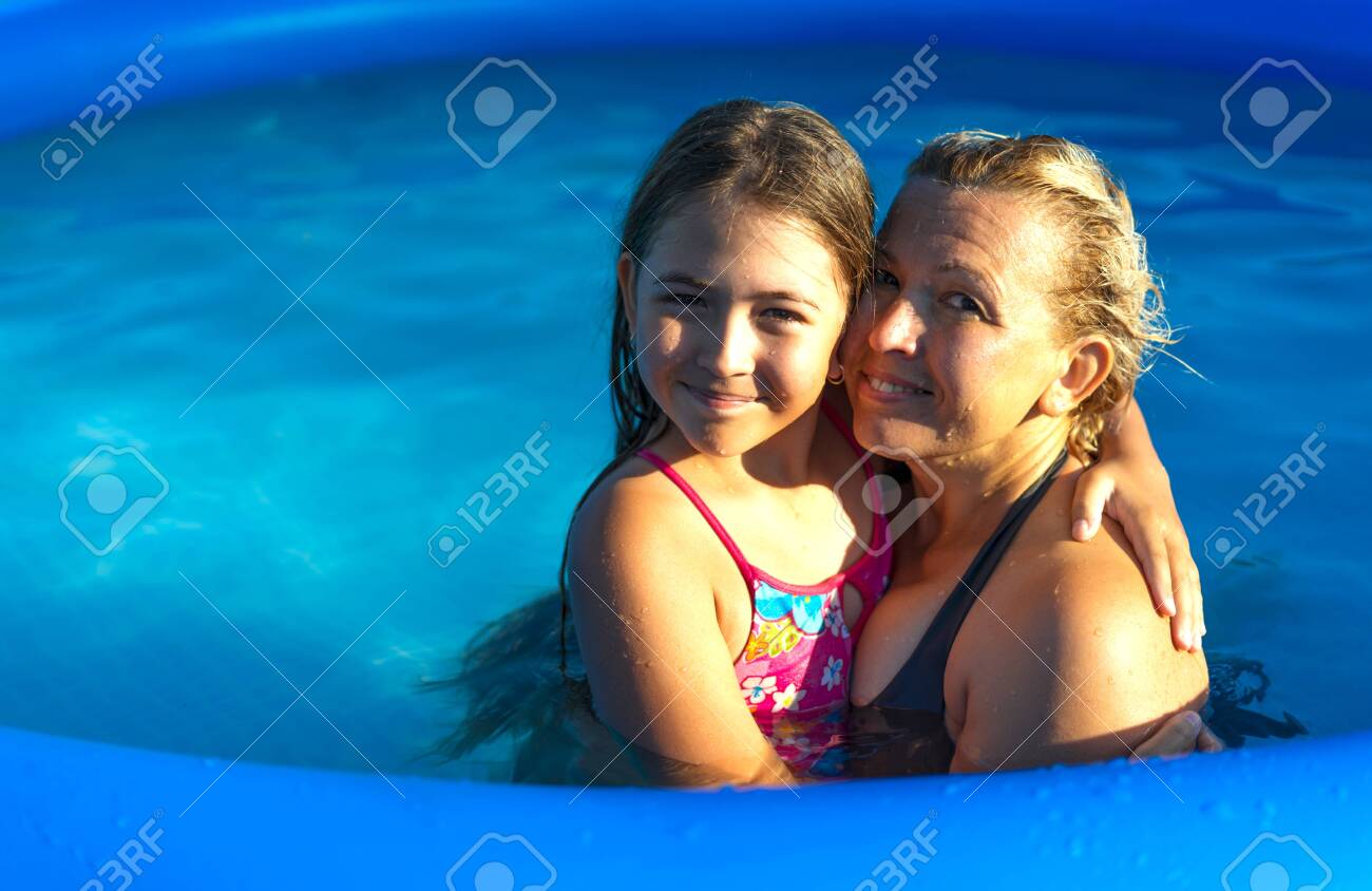 cute inflatable pool