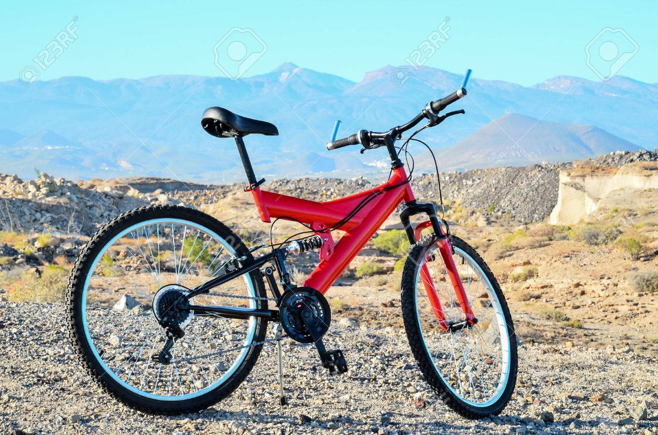 modern mountain bike