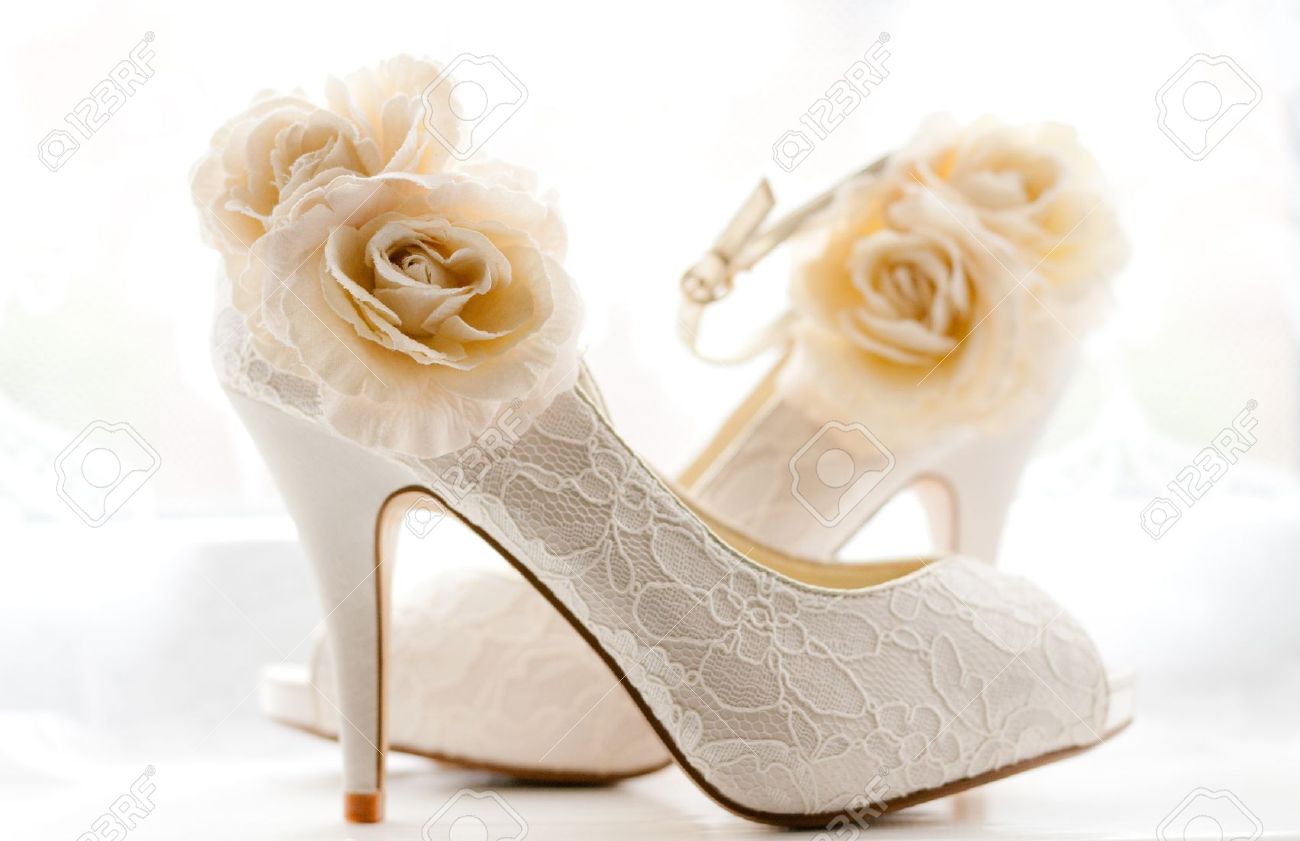 Stylish And Elegant Bridal Shoes Stock Photo Picture And Royalty Free Image Image 15195480
