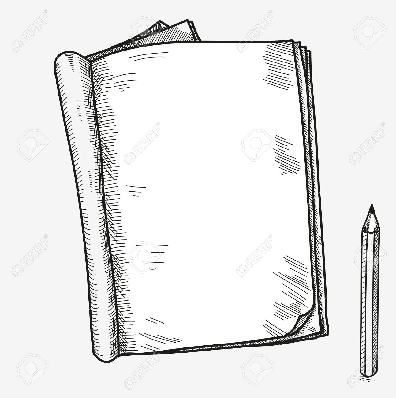 hand drawn doodle sketch