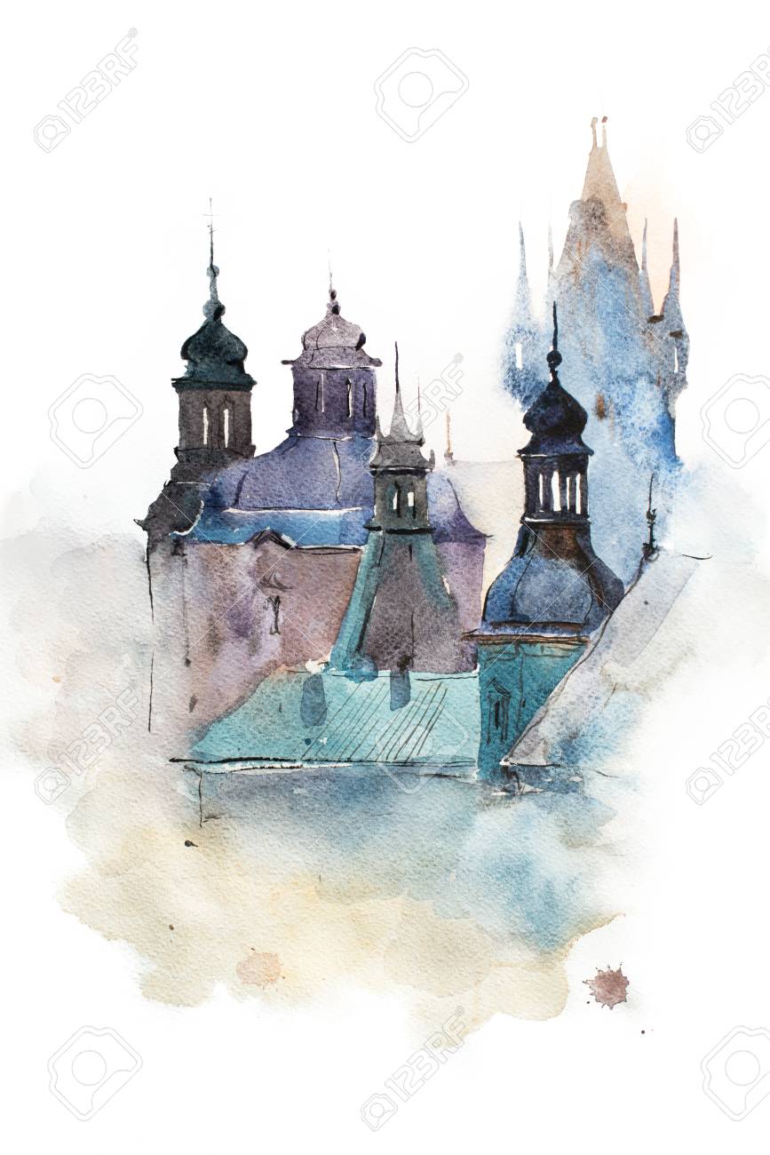 Cityscape Watercolor Drawing Hand Drawn Aquarelle Painting Stock Photo Picture And Royalty Free Image Image Cityscape Watercolor Drawing Hand Drawn Aquarelle Painting Stock Photo Picture And Royalty Free Image Image