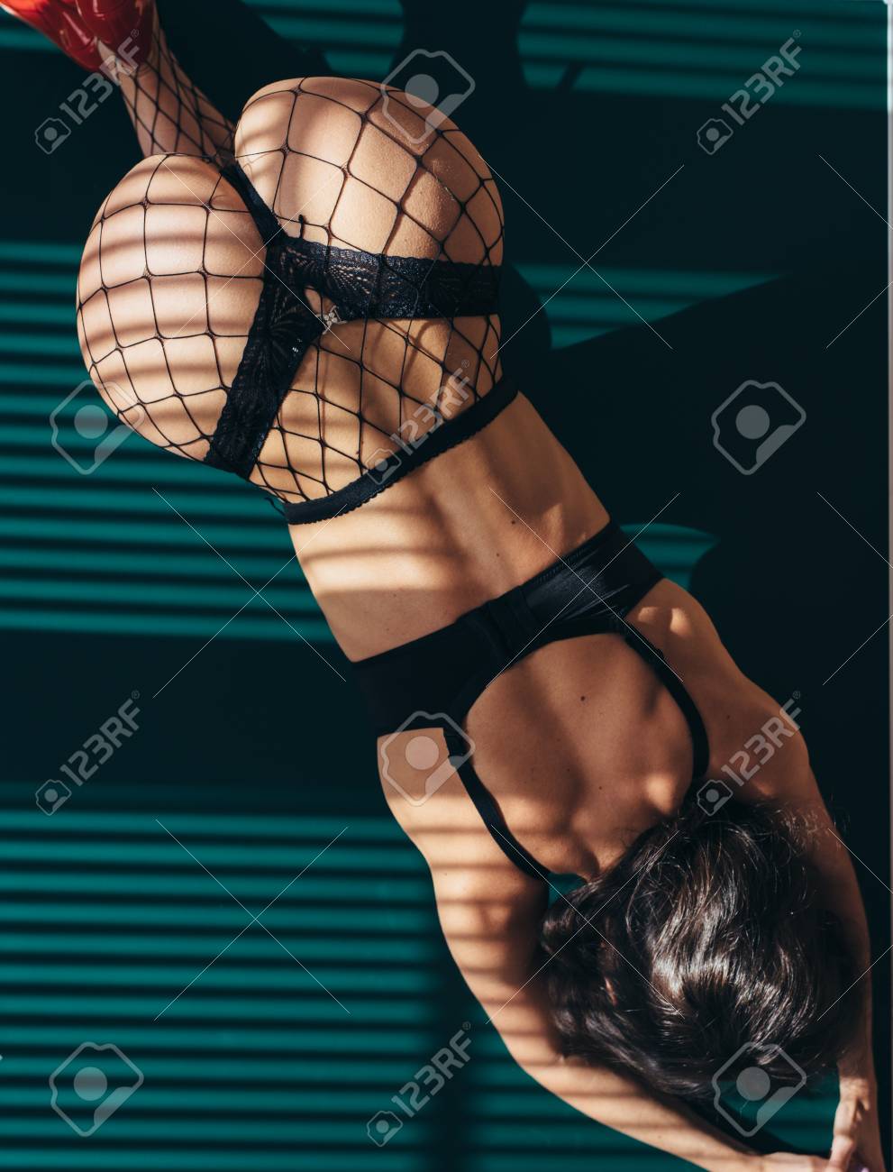 Woman Body In Erotic Position. Top View. Sexy Pose Doggy Style Stock Photo,  Picture and Royalty Free Image. Image 102071479.
