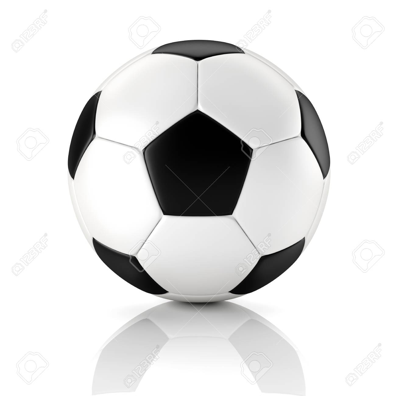 黒と白のサッカー ボールの写真素材・画像素材 Image 10085162