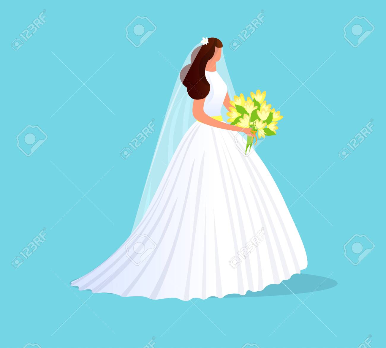 girl in marriage dress