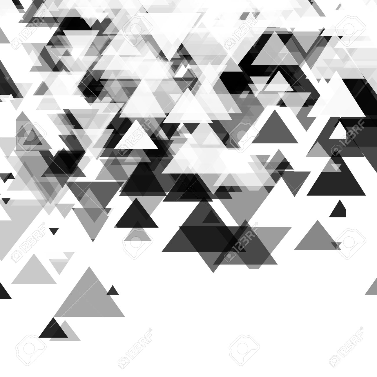 Abstrait Technologie Futuriste Fond Monochrome Avec Un Motif De Triangles Conception Modele De Diaporama La Presentation L Identite L Affiche Clip Art Libres De Droits Vecteurs Et Illustration Image