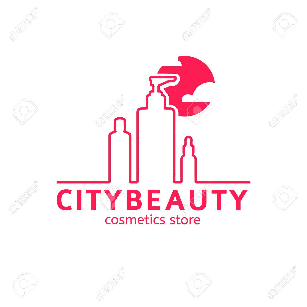 Logo For The Cosmetics Store Silhouettess Skin Care Cosmetics As A City Vector Royalty Free Cliparts Vectors And Stock Illustration Image 81013628