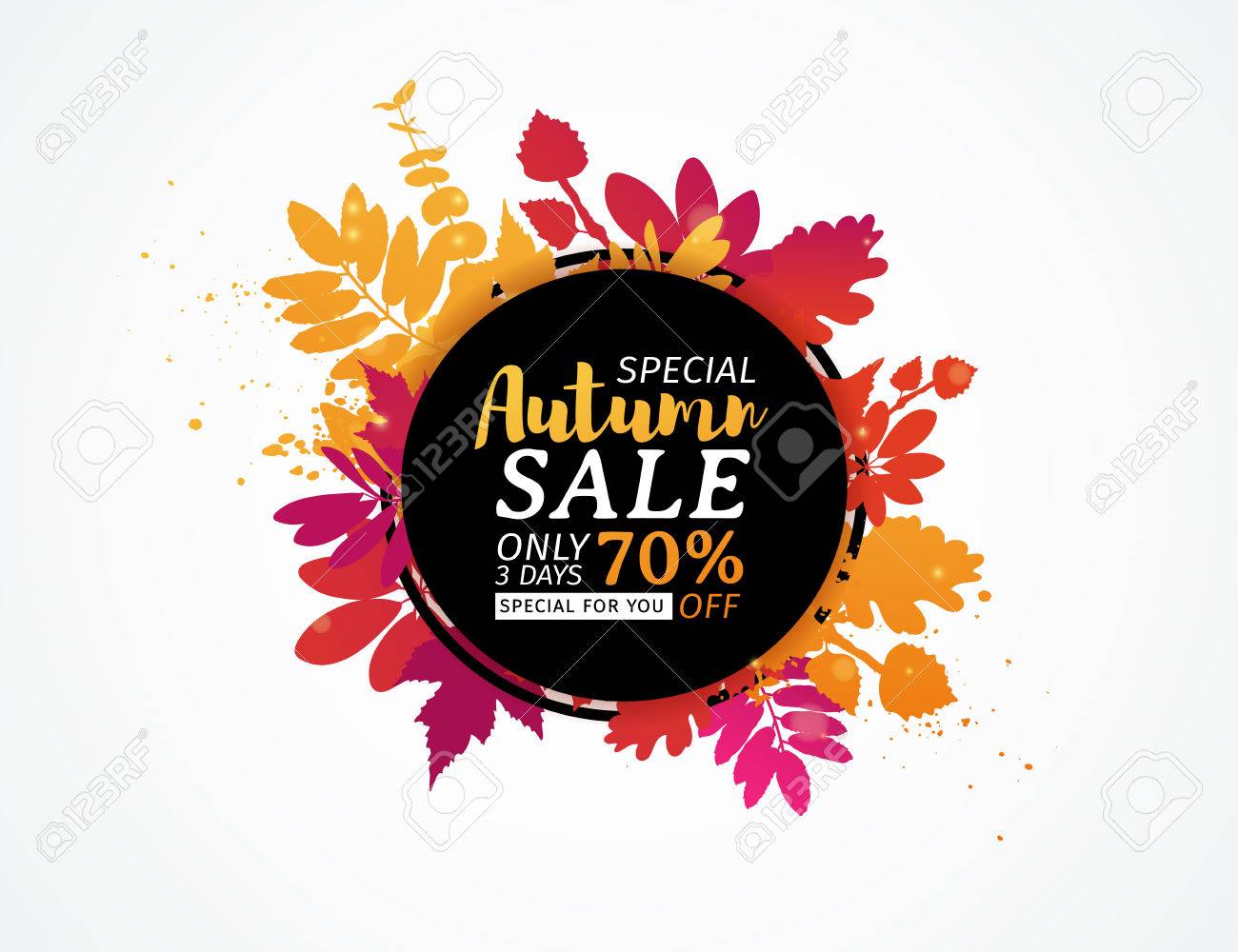 fall sale signs