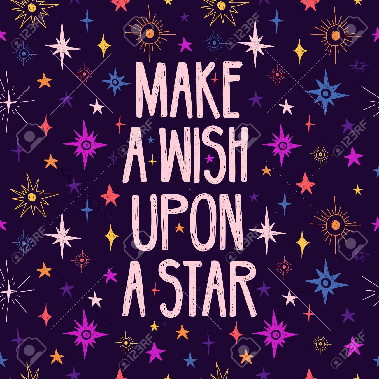 Cute Design With Motivation Quote And Space Pattern Make A Wish Royalty Free Cliparts Vectors And Stock Illustration Image Cute Design With Motivation Quote And Space Pattern Make A Wish Royalty Free Cliparts Vectors And Stock Illustration Image