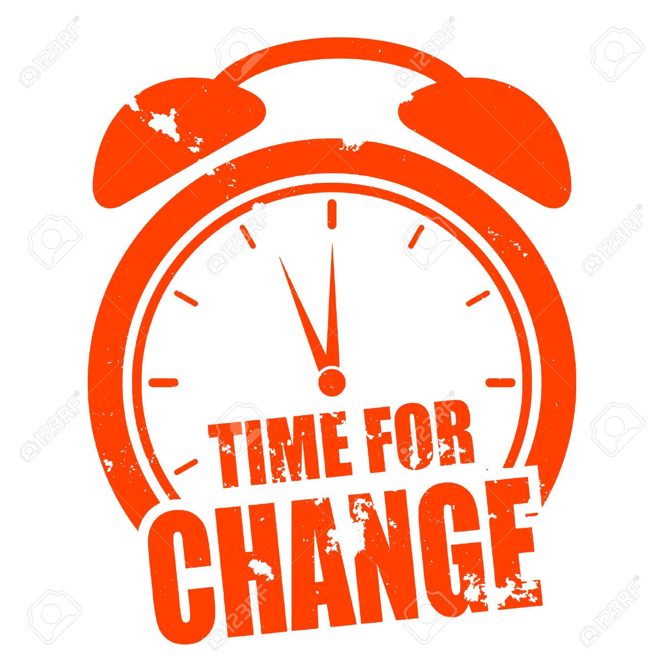 minimalistic illustration of a grungy clock with time for change text, eps10 vector - 35233605 minimalistic illustration of a grungy clock with time for change text, eps10 vector - 35233605