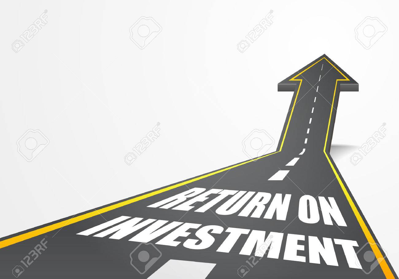 detailed illustration of a highway road going up as an arrow with return on investment text, eps10 vector - 35233787 detailed illustration of a highway road going up as an arrow with return on investment text, eps10 vector - 35233787