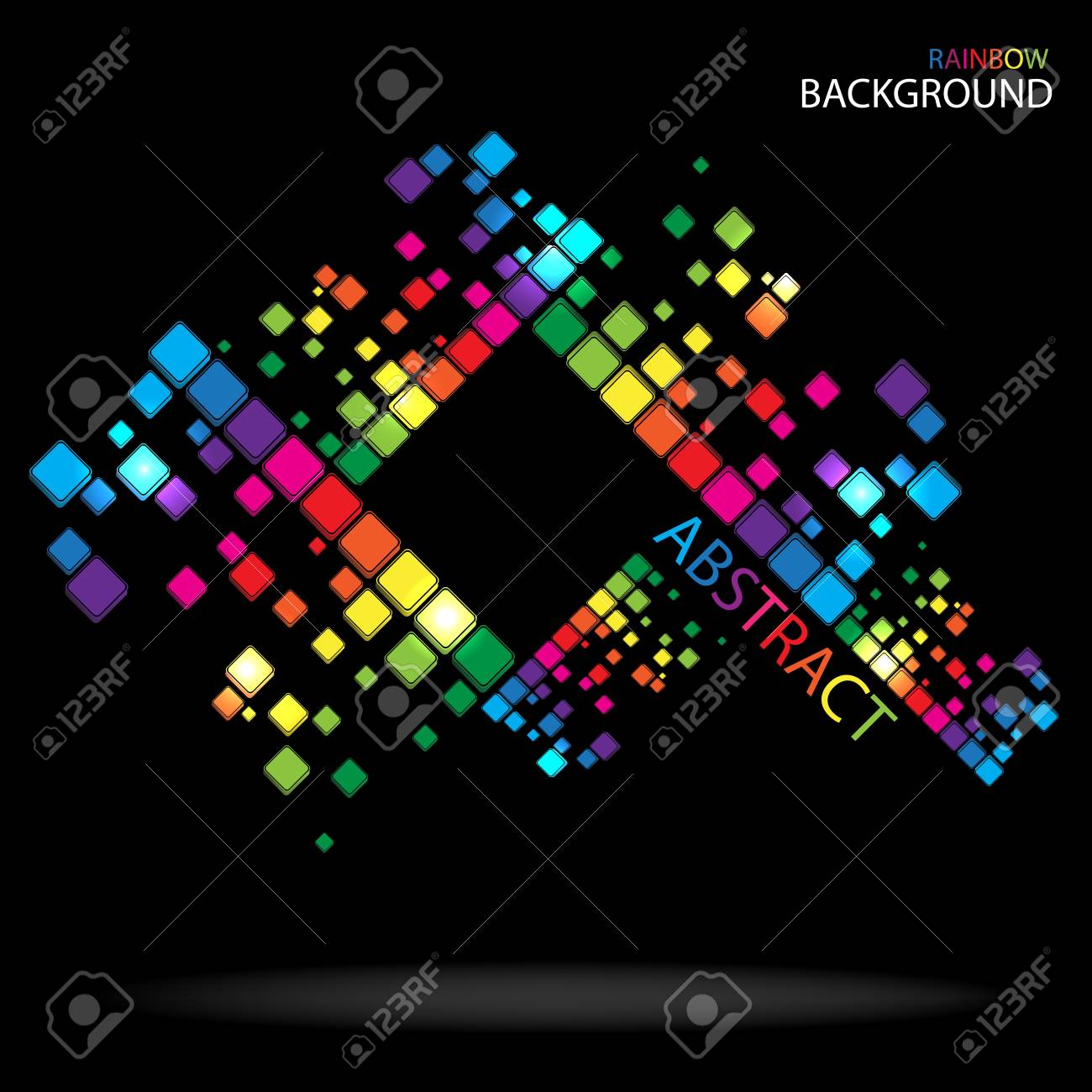 虹色鮮やかな広告 クリップ アート のイラスト素材 ベクタ Image