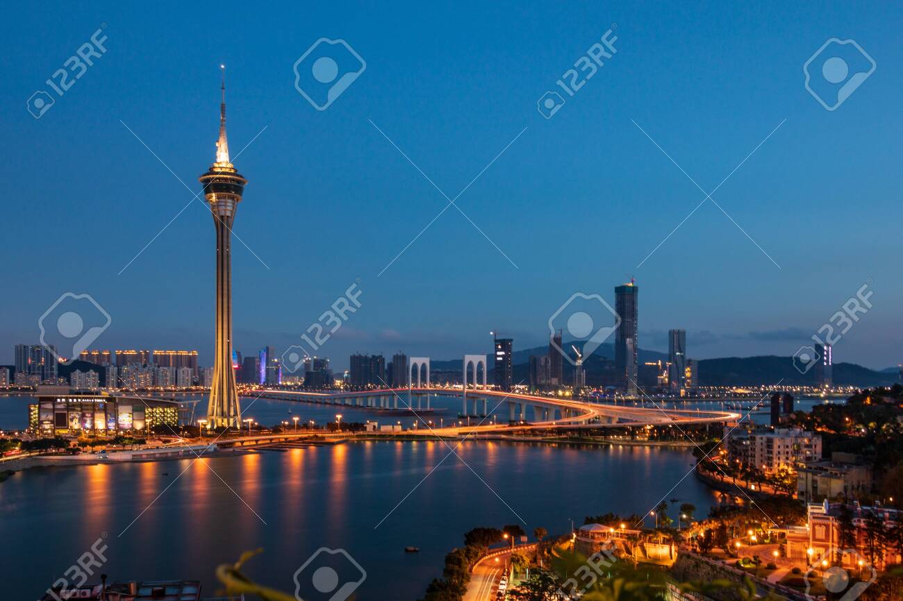 Macau Tower is 338 meters about 1,108 feet above the ground. The highest observation level is the Outdoor Observation Deck on Level 61, with a height of 223 meters about 732 feet. Walking around the Observation Deck, you can have a panoramic view of the Peal River Delta, Macau Peninsula and Taipa, Coloane islands. The Observation Lounge is on Level 58. - 129981766 Macau Tower is 338 meters about 1,108 feet above the ground. The highest observation level is the Outdoor Observation Deck on Level 61, with a height of 223 meters about 732 feet. Walking around the Observation Deck, you can have a panoramic view of the Peal River Delta, Macau Peninsula and Taipa, Coloane islands. The Observation Lounge is on Level 58. - 129981766