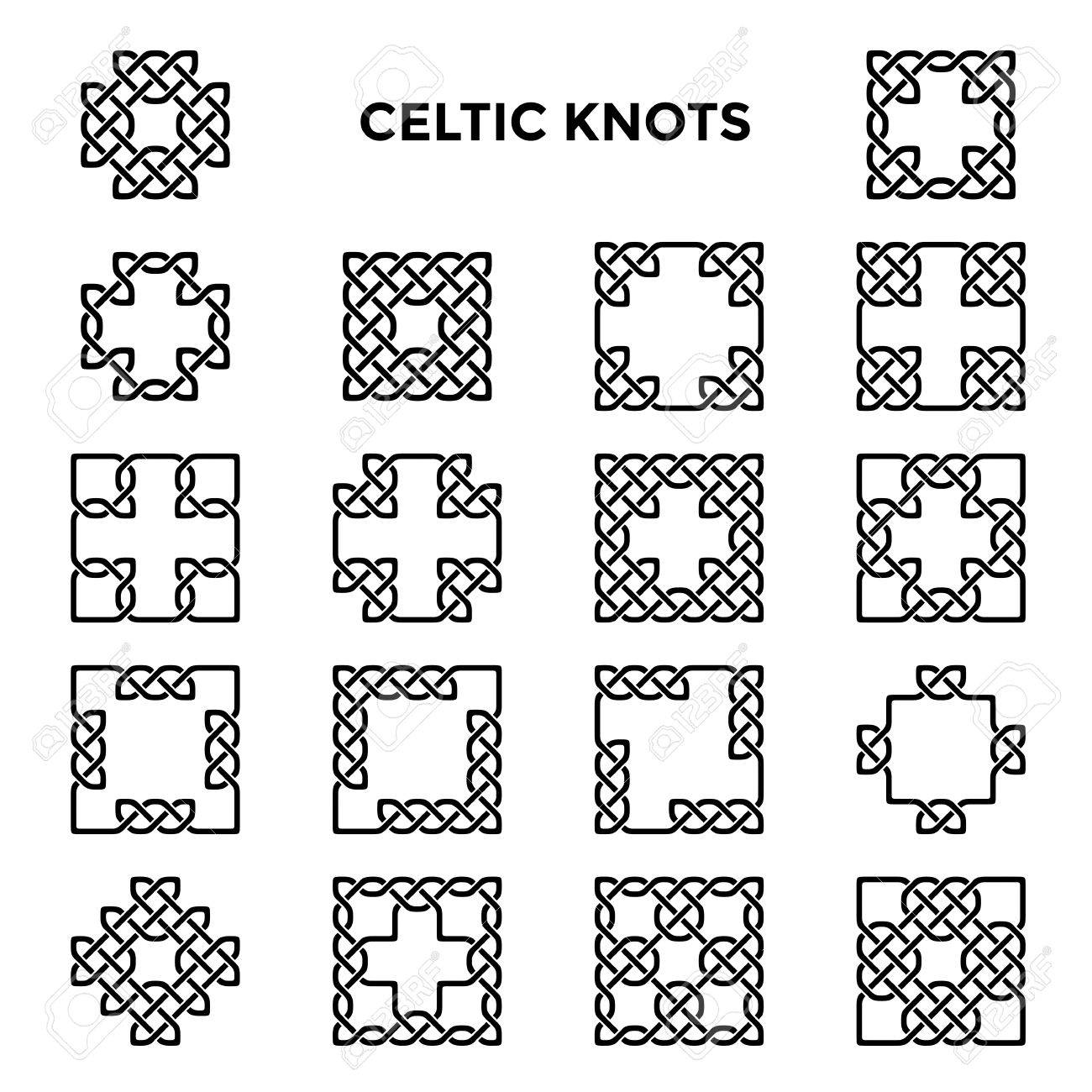 square celtic knots celtic