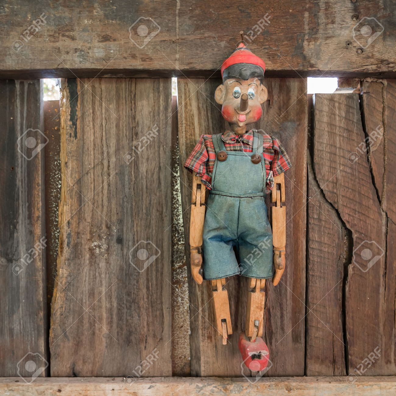 old pinocchio doll