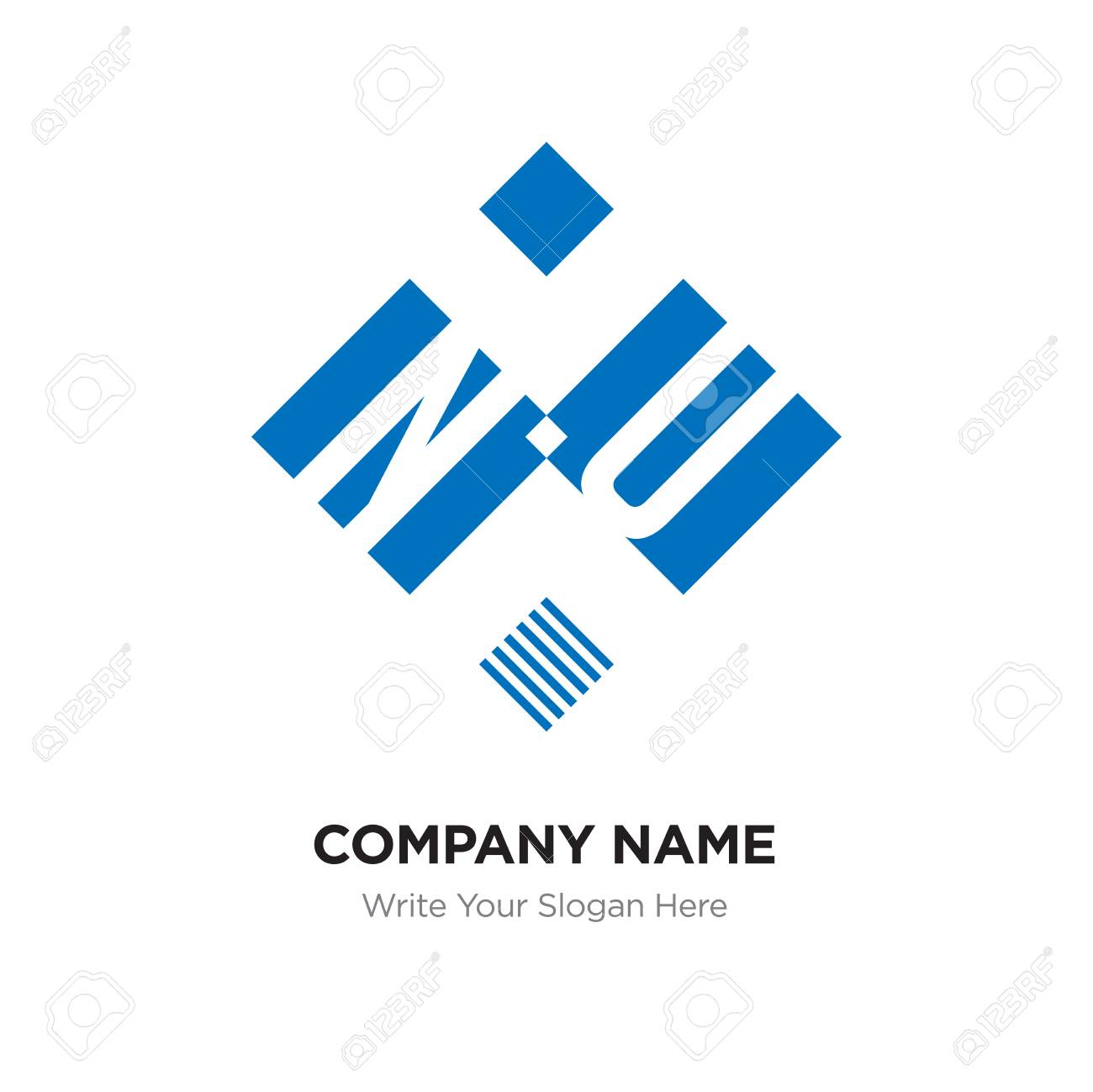 abstract letter nu or un logo design template black alphabet nu letter